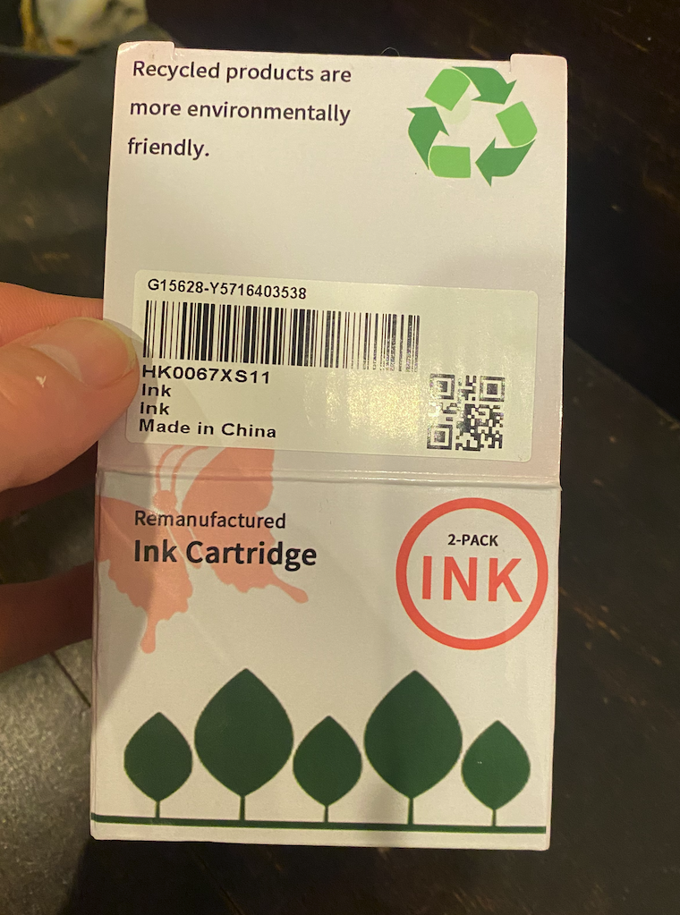 Super-Ink cartridge detail